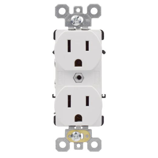 Picture of Duplex Recept. 15A White