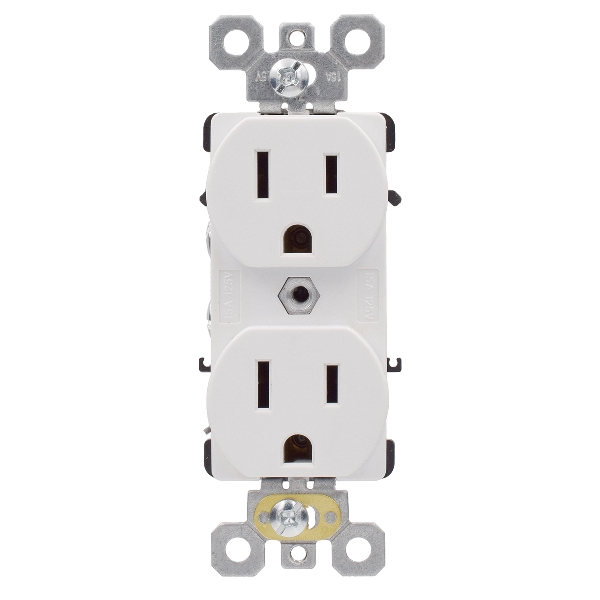 Picture of Duplex Recept. 15A White