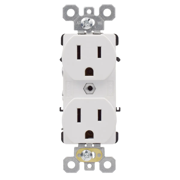 Picture of Duplex Recept. 15A White