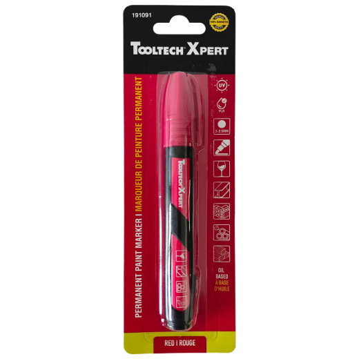 Picture of Oil Based Permanent Paint Marker Red