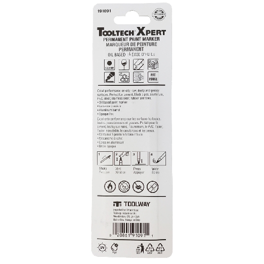 Picture of Oil Based Permanent Paint Marker Red