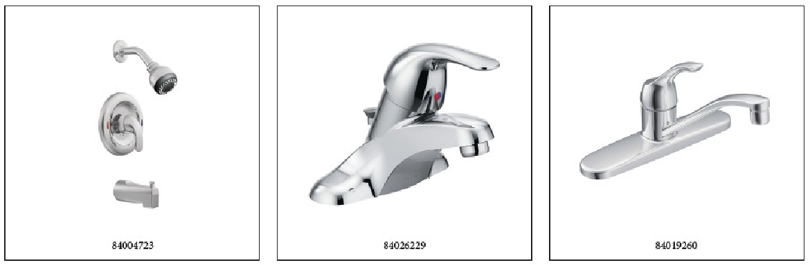 Picture of Mixed Moen Faucets