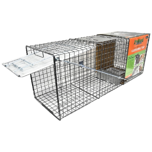 Picture of 2PC 1-Door Animal Trap Set (M) 24in x 7in x 7in & (L) 32in x 12in x 10in