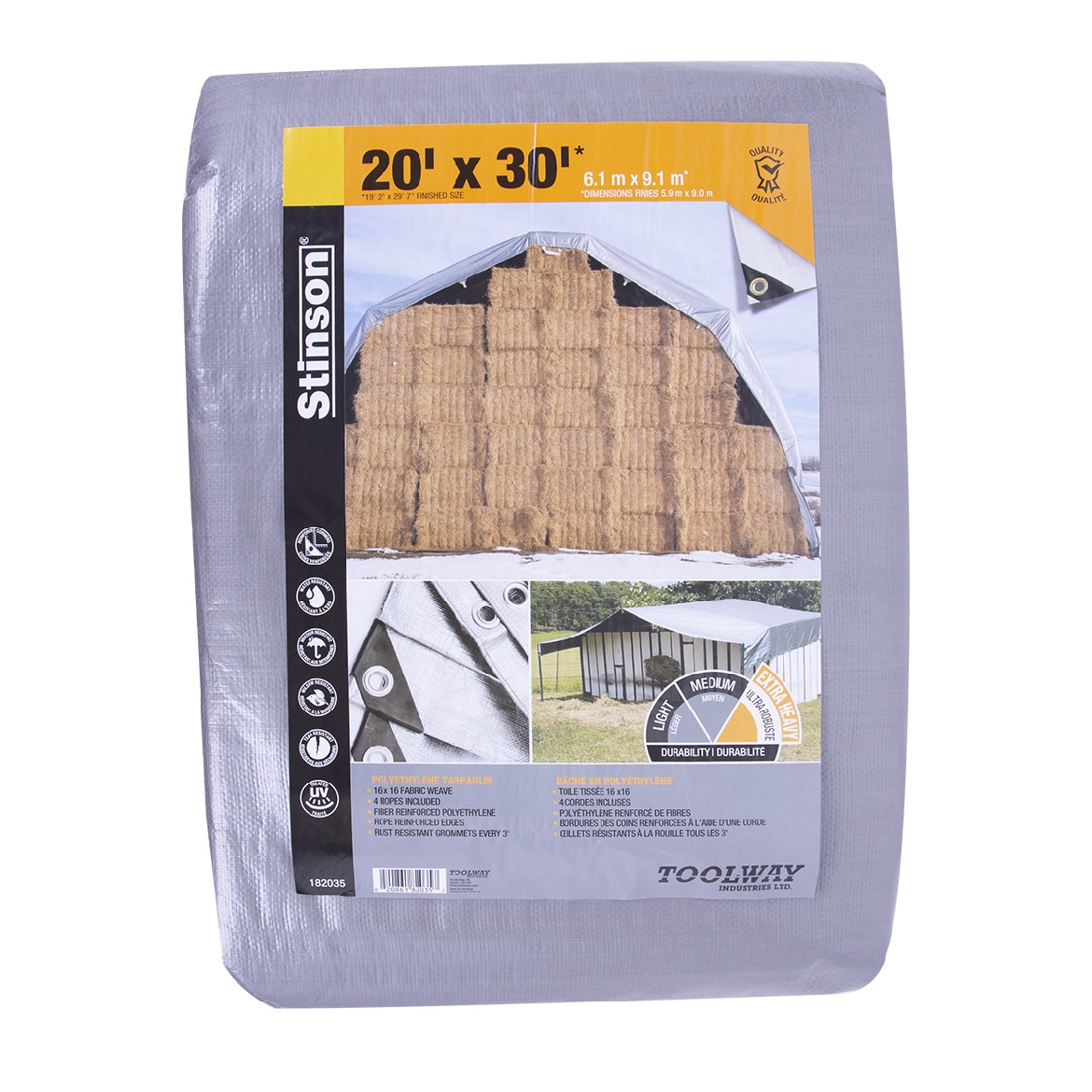 Picture of Tarpaulin 40ft x 60ft Extra HD Silver