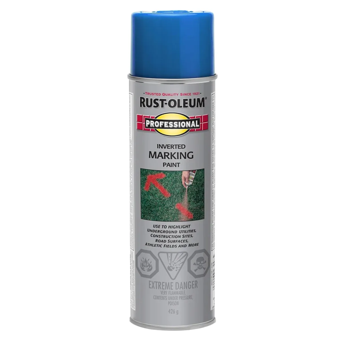 Picture of Professional Marking Paint 426g Caution Blue