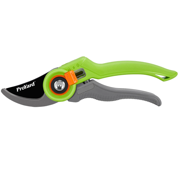 Picture of Bypass Pruner Raked Design SK5 Blade Ergo Poly Handles 8.5in (21cm)