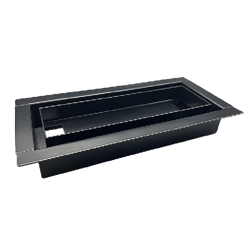 Picture of Floor Register Steel 3in x 10in Drop-in Black