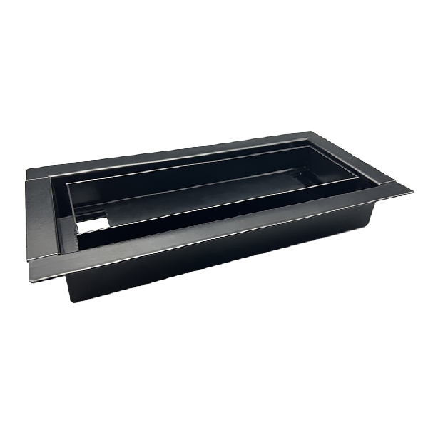 Picture of Floor Register Steel 3in x 10in Drop-in Black