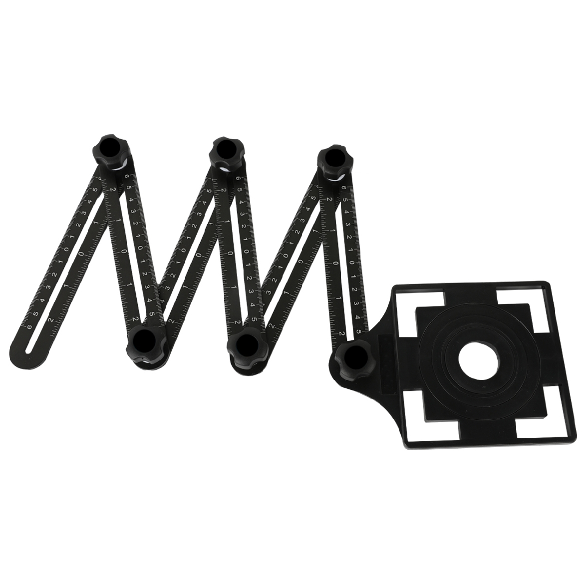 Picture of Foldable Multi-Angle Ruler With Hole Locator
