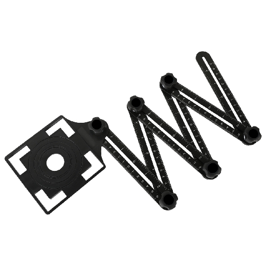 Picture of Foldable Multi-Angle Ruler With Hole Locator
