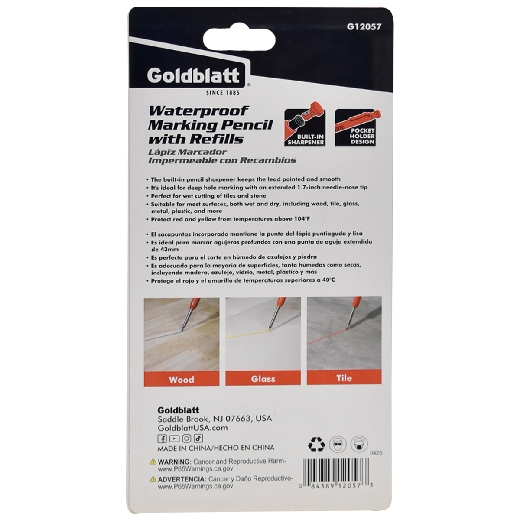 Picture of 7PC Waterproof Marking Pencil Set With 6-Leads