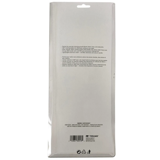 Picture of Grass Shear 360º  Rotating Head Teflon Coated  Blade TPR  ABS Grip