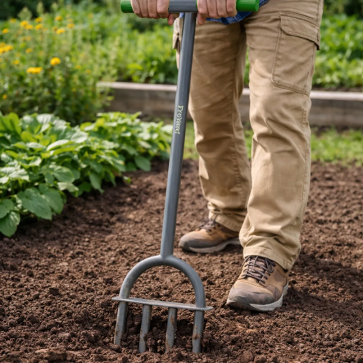 Picture of Lawn Coring Aerator TPR Soft Grip Handle 41.7x12x1.4in