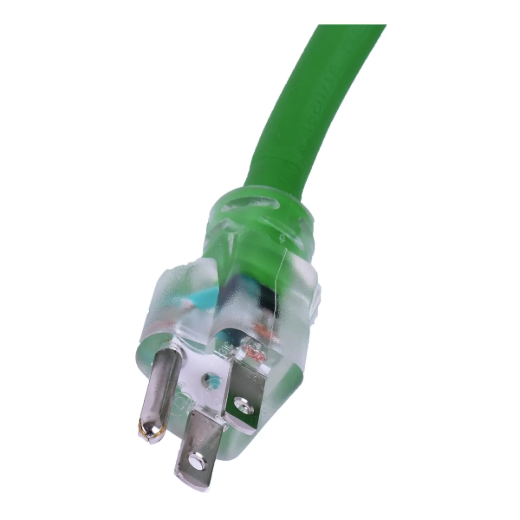 Extension Cord Outdoor SJEOW 14/3 1-Outlet Lighted 50ft Green
