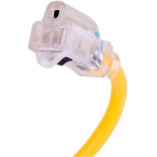 Extension Cord Outdoor SJTW 14/3 Single Tap Yellow 30ft