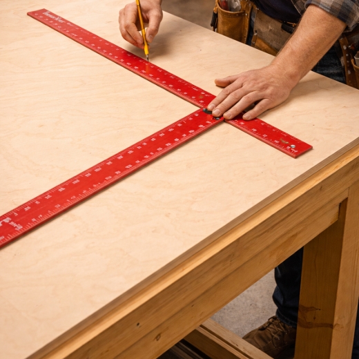 Heave Duty Drywall T-Square 48in (1220mm) Aluminum