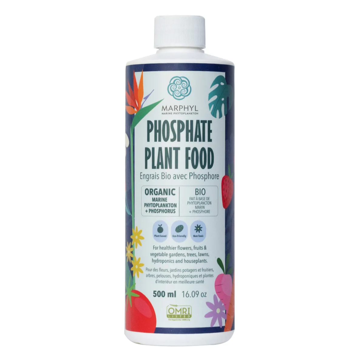 Marine Phytoplankton Organic Liquid Plant Food + Phosphorus 500ml