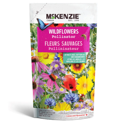 McKenzie Wildflower Seeds Pollinator Mix 198g/500sq/ft.