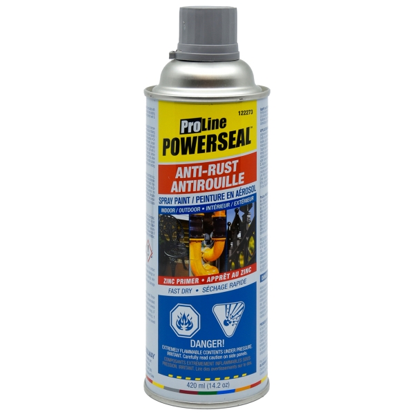 Proline Anti-Rust Spray Paint 420ml (14.2oz) Zinc Primer