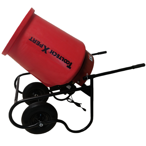 Poly Drum Cement Mixer Wheelbarrow style 3.5cu.ft
