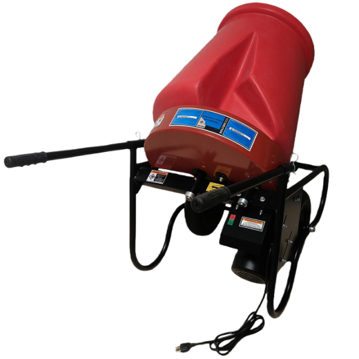 Poly Drum Cement Mixer Wheelbarrow style 3.5cu.ft