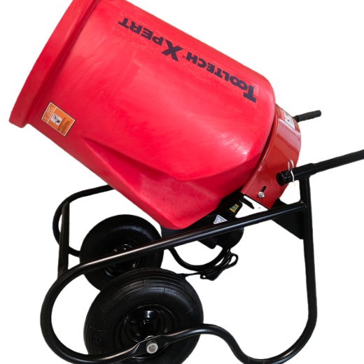 Poly Drum Cement Mixer Wheelbarrow style 3.5cu.ft