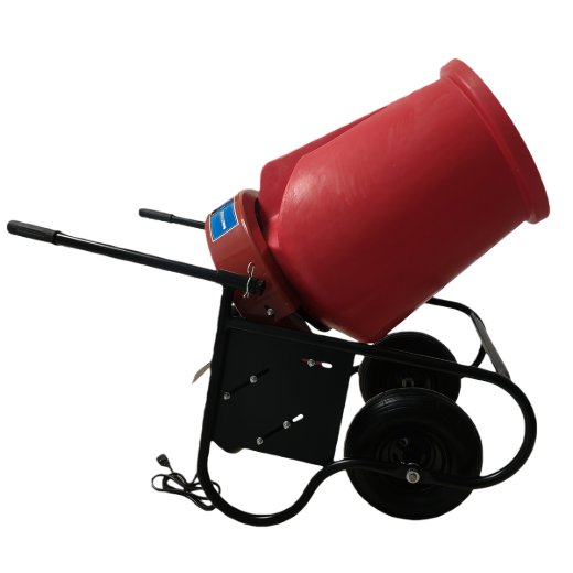 Poly Drum Cement Mixer Wheelbarrow style 3.5cu.ft