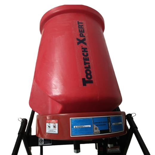 Poly Drum Cement Mixer Wheelbarrow style 3.5cu.ft