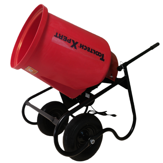 Poly Drum Cement Mixer Wheelbarrow style 3.5cu.ft