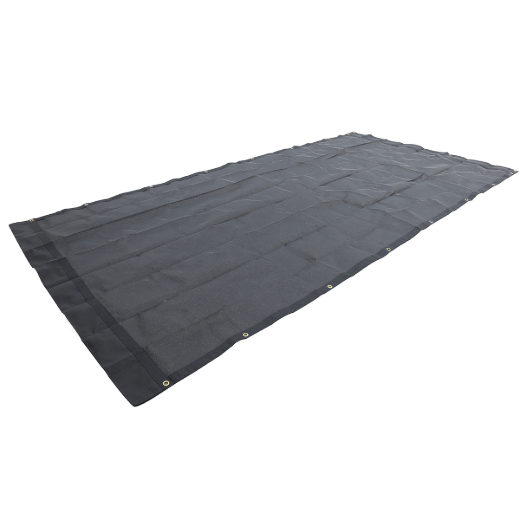 Mesh Dump Truck Tarp 7ft x 14ft 10oz Black