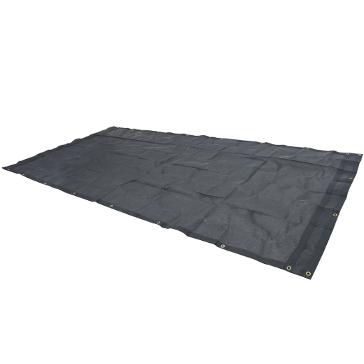 Mesh Dump Truck Tarp 7ft x 14ft 10oz Black