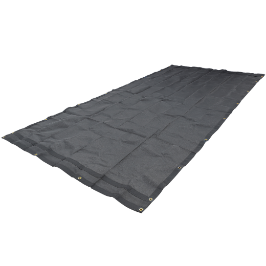 Mesh Dump Truck Tarp 7ft x 14ft 10oz Black
