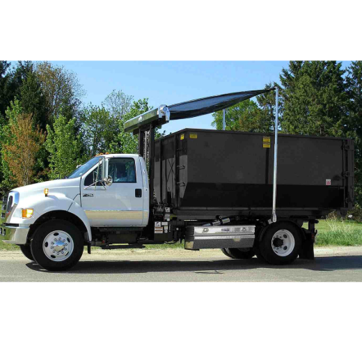 Mesh Dump Truck Tarp 7ft x 14ft 10oz Black