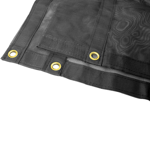 Mesh Dump Truck Tarp 7ft x 14ft 10oz Black