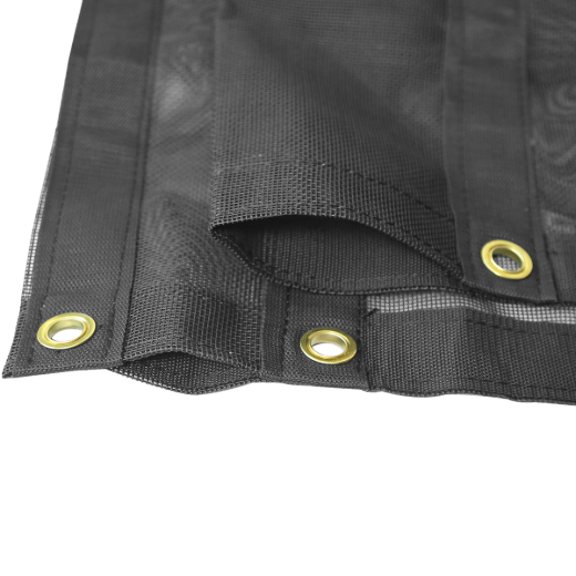Mesh Dump Truck Tarp 7ft x 14ft 10oz Black
