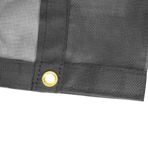 Mesh Dump Truck Tarp 7ft x 14ft 10oz Black