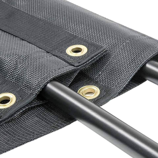 Mesh Dump Truck Tarp 7ft x 14ft 10oz Black