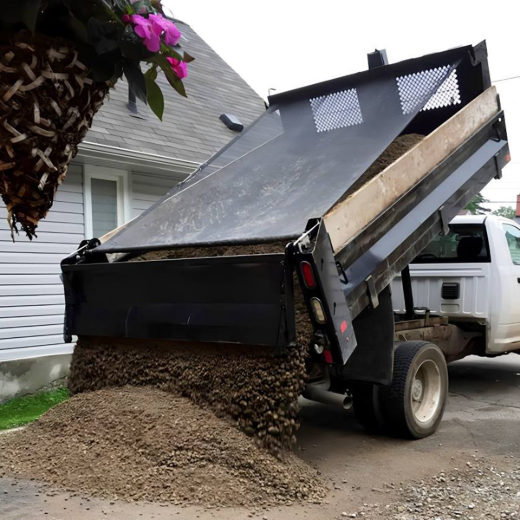 Mesh Dump Truck Tarp 7ft x 14ft 10oz Black