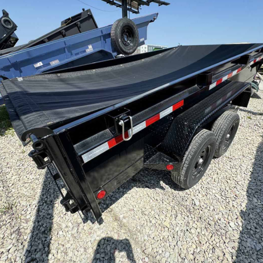 Mesh Dump Truck Tarp 7ft x 14ft 10oz Black