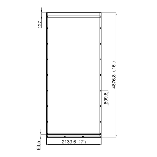 Mesh Dump Truck Tarp 7ft x 16ft 10oz Black