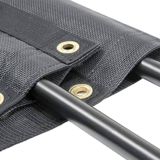 Mesh Dump Truck Tarp 7ft x 16ft 10oz Black