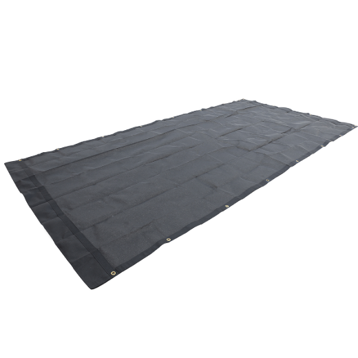 Mesh Dump Truck Tarp 7ft x18ft 10oz Black