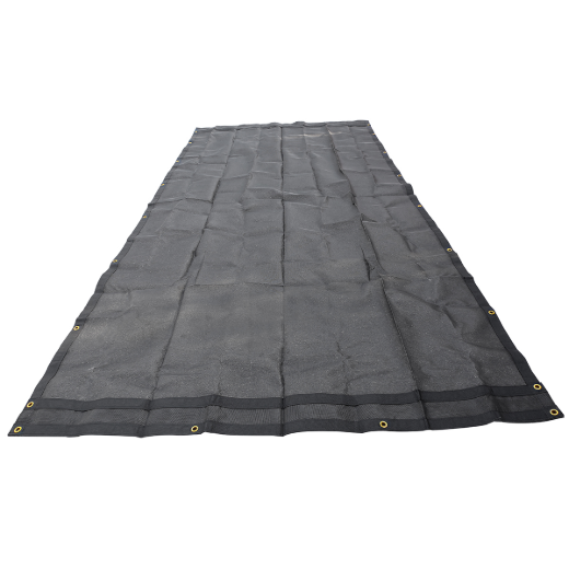 Mesh Dump Truck Tarp 7ft x18ft 10oz Black
