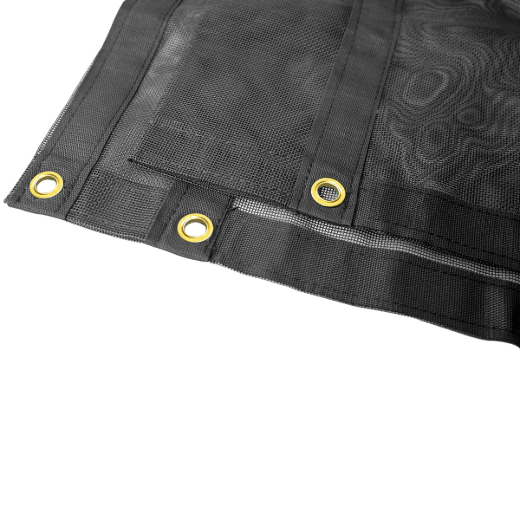 Mesh Dump Truck Tarp 7ft x 22ft 10oz Black