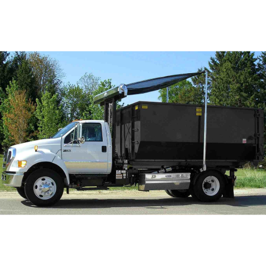 Mesh Dump Truck Tarp 7ft x 22ft 10oz Black
