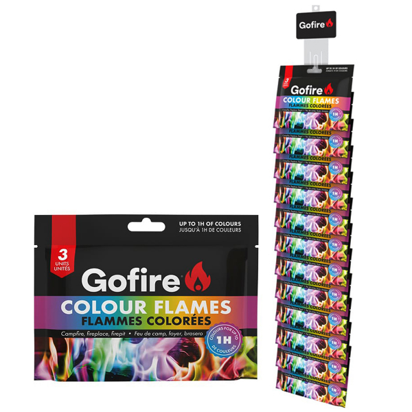 12PK Clip Strip 3PK Color Flames