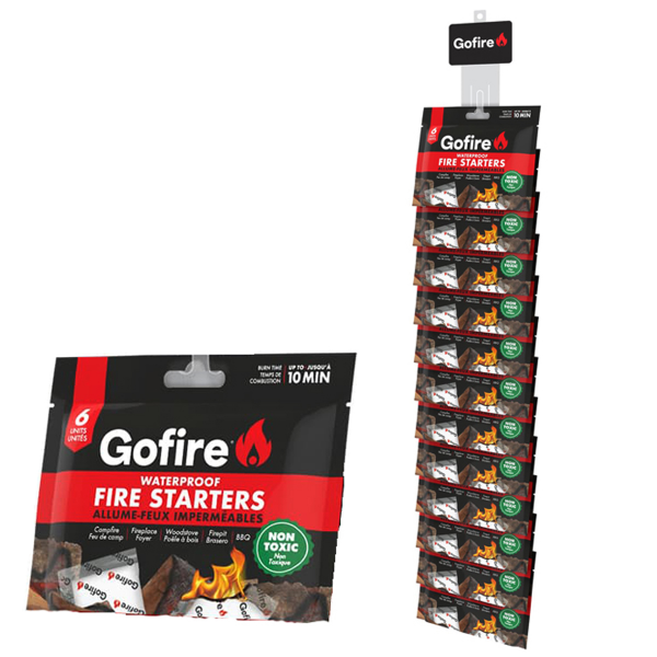 12PK Clip Strip All Purpose 6Pk Fire Starters