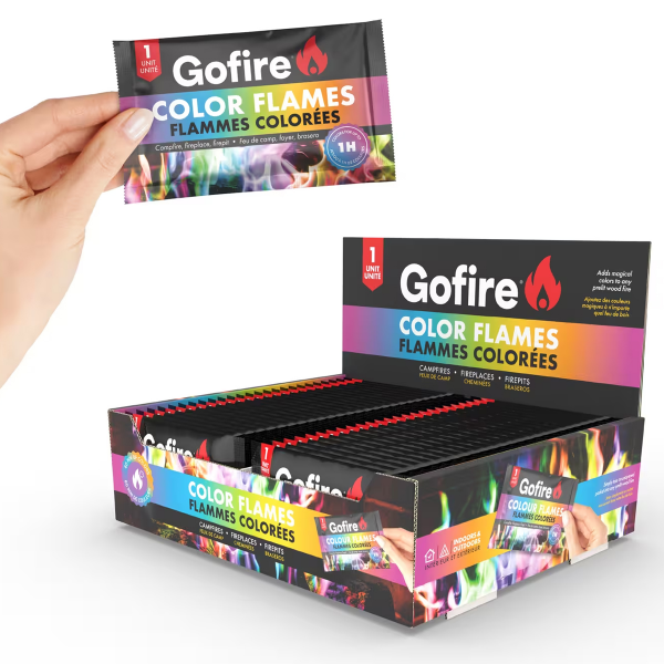 50PK Color Flames Single PDQ