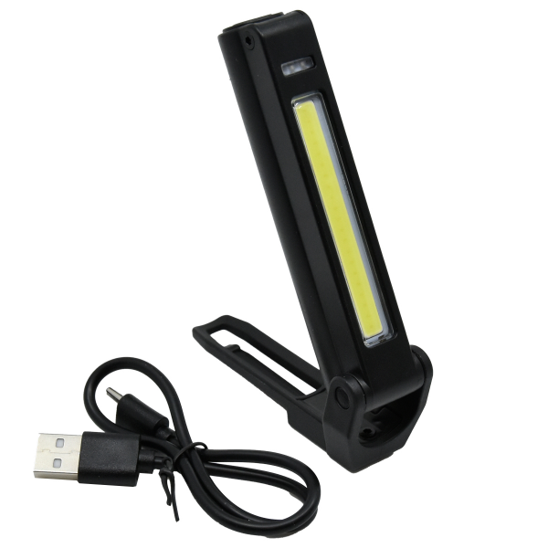 LED Rechargeable Folding Pocket Flashlight