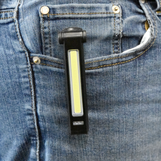 LED Rechargeable Folding Pocket Flashlight